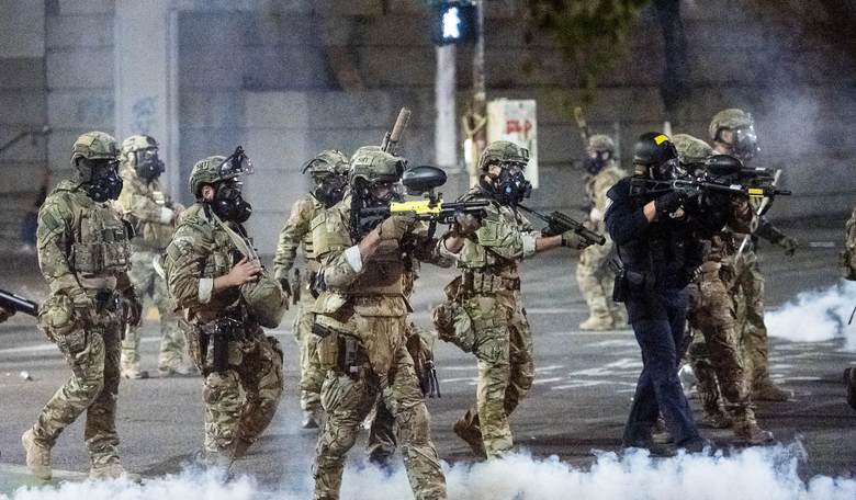 Democrats Own All the Tactics Now -- Portland Police Resume 'Kettling' of Protesters near Federal Courthouse