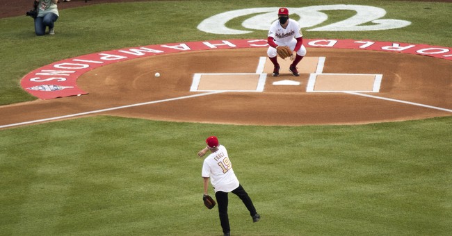 Fauci's Opening Day Pitch Leaves Announcer Speechless 