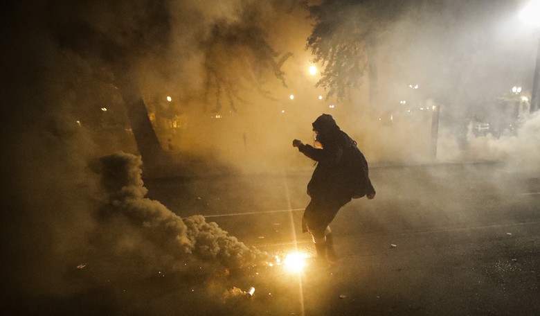 Antifa Guy's Feet Get Lit up by Molotov Cocktail From His Buddies; Internet Reacts