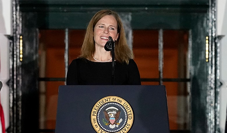 Associate Justice Barrett Makes Remarks After WH SCOTUS Oath Ceremony — Watch