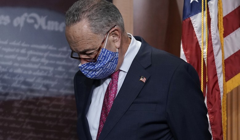 Transgender Gypsy Heckler Takes Over Chuck Schumer's Press Conference