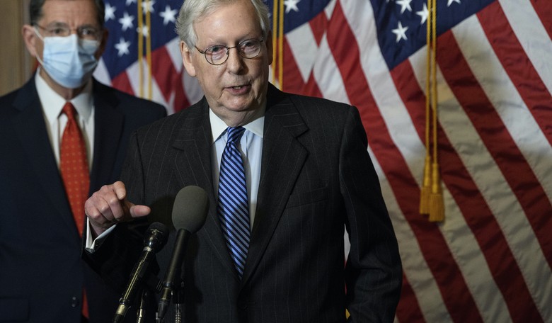 Mitch McConnell Calls for President Trump to Be Tried as a Criminal Over the Capitol Riot but Is Afraid to Put it in Writing