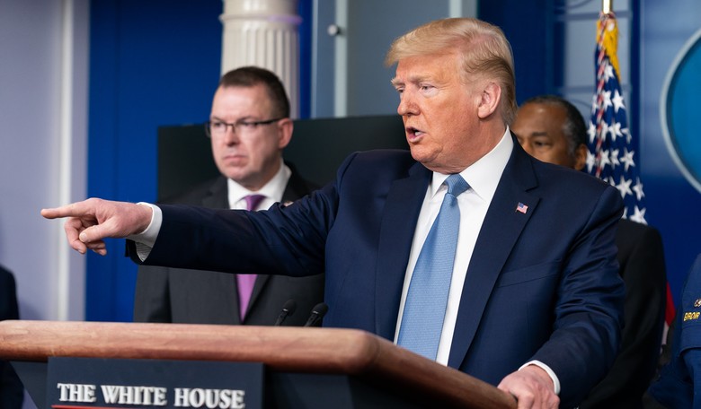 Watch: Trump Eviscerates CNN Reporter Over Network's False Claim Trump Wanted Governors to Appreciate Him