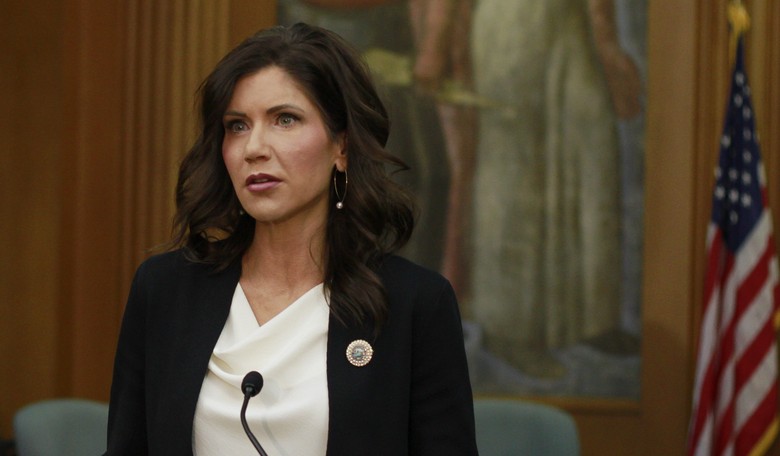 Kristi Noem Takes Another Shot Across the Bow Over CDC's Mask Backtrack