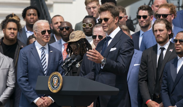 Tom Brady Attempts a Funny at Trump's Expense During Buccaneers' White House Visit, Fails Miserably