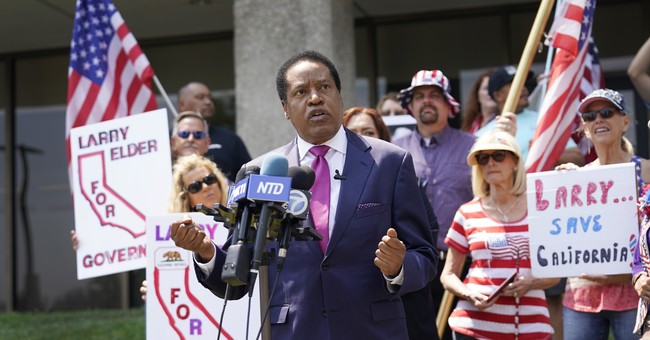 LA Times Publishes Racist Column Referring to Larry Elder As 'Black Face of White Supremacy'