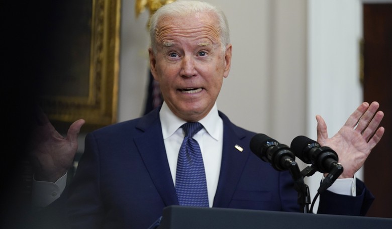 Joe Biden, With Eyes Bloodshot and Five Hours Late, Insults Everyone Watching With Surreal Presser