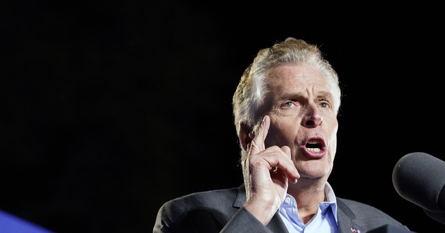 McAuliffe Cancels Rally Appearance As Liberal Strategist Switches Race to 'Leans Republican'