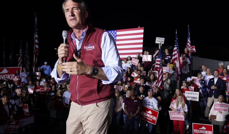 As Pence Visits Battleground Virginia, Youngkin Widens Lead