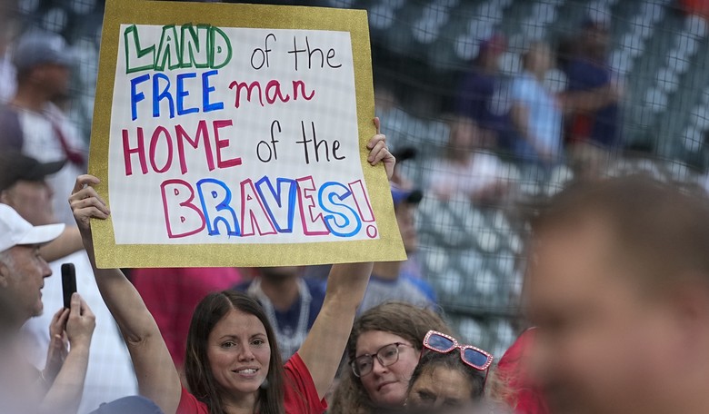 And then the tomahawk came for the Atlanta Braves...