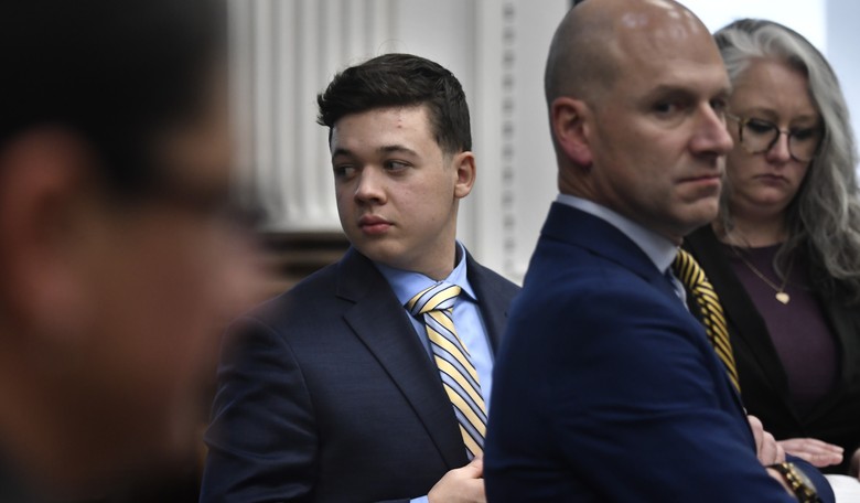 Things Get Violent Outside the Courthouse at the Rittenhouse Trial