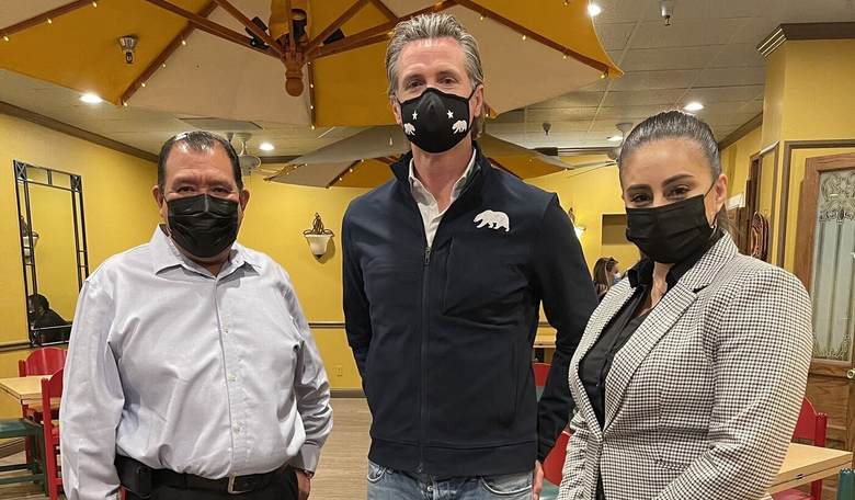 Gavin Newsom Ignores His Own COVID Shutdown Rules AGAIN at California Restaurant