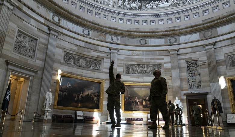 Congressional Delegate Marches Guam National Guard Members on Marjorie Taylor Greene's Office