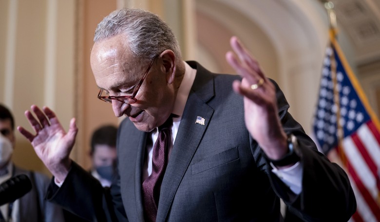 Chuck Schumer Makes a Cowardly Move After Tucker Carlson Calls His Bluff