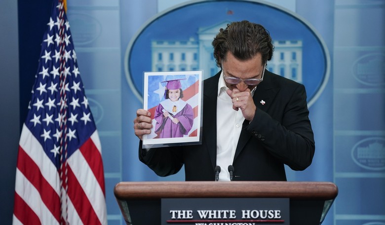 Matthew McConaughey Sold the White House's Gun-Grabbing Agenda Today Just Like He Has for Years