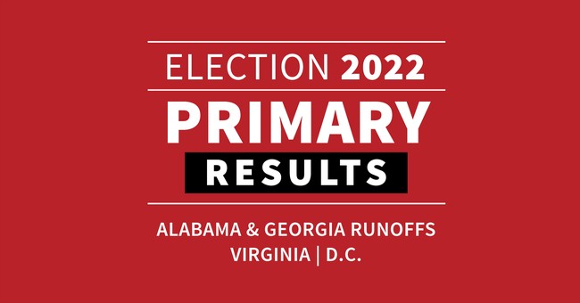 LIVE RESULTS: Runoffs in Alabama and Georgia Plus Primaries in Virginia and D.C.