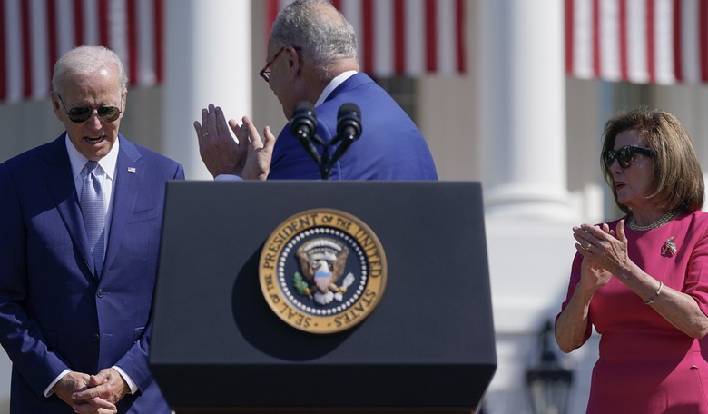 WATCH: Chuck Schumer's Hot Mic Moment With Joe Biden