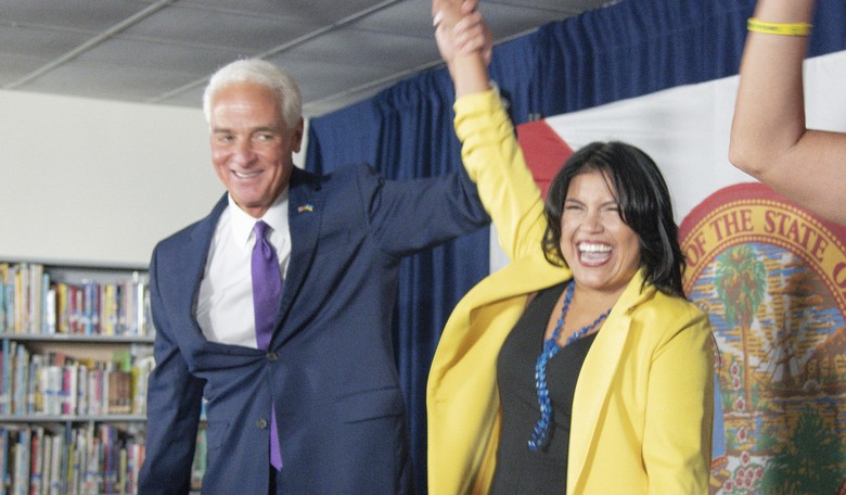Charlie Crist's running mate is a REAL peach...pit