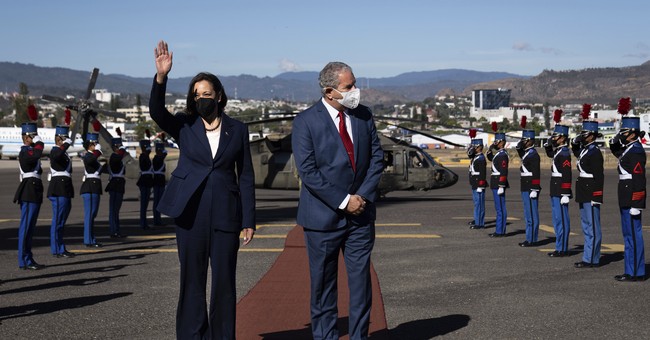 Kamala Harris Can't Be Bothered with Proper Border Visit, But She Did Go to Honduran President's Inauguration
