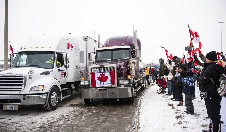 SUV Rams 'Freedom Convoy' Protesters in Canada, Multiple Injuries Reported