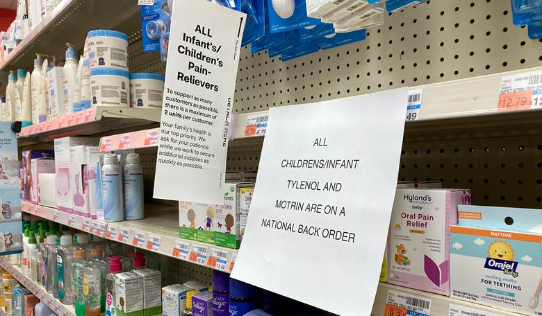 Biden Team in Complete Confusion as Parents Panic Over Childrens' Pain Med Shortage