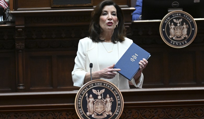 N.Y. Governor Hochul Hits DeSantis for 'Smiling' After Signing Abortion Bill