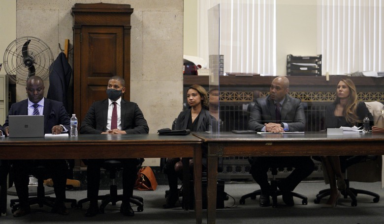 At Sentencing Hearing Jussie Smollett's Defense Team Still Claims Convicted Liar Was 'Attacked' by a 'White Male' in a Mask