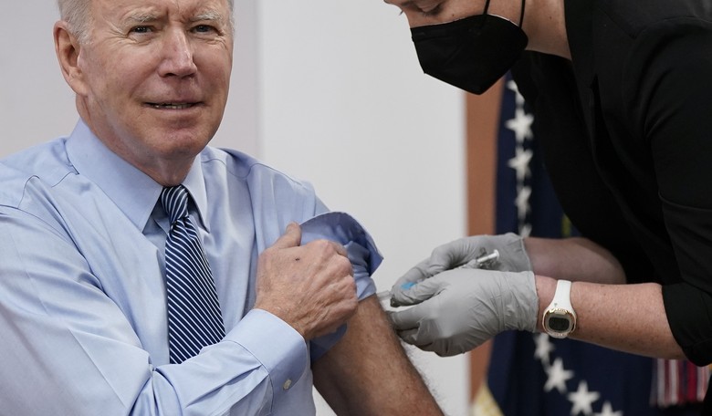 Vax Critics Tee off After Biden Gets COVID