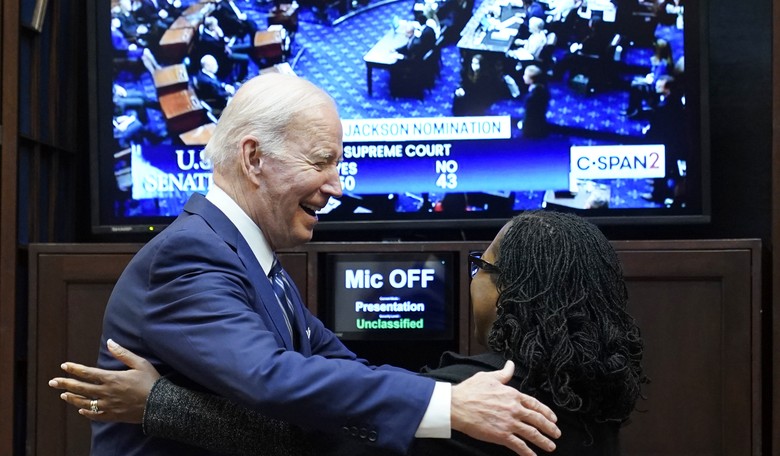 Joe Biden Celebrates Ketanji Brown Jackson's Confirmation With Derangement and Delusion