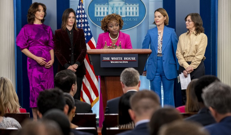 Watch: Karine Jean-Pierre's Cringe 'Lesbian Visibility' Lecture Stuns WH Press Corps Into Silence