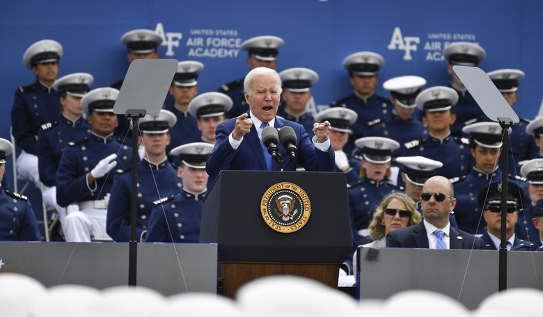(Video) Biden Goes Full on Delusional During Air Force Commencement Speech