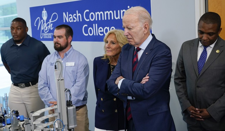 Watch: Near-Disaster Unfolds During Joe Biden's Trip to NC, Even Jill Looked Tense