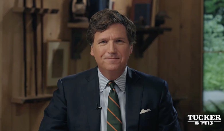 Tucker Takes Down Chris Christie, Long Distance, Even Without an Interview