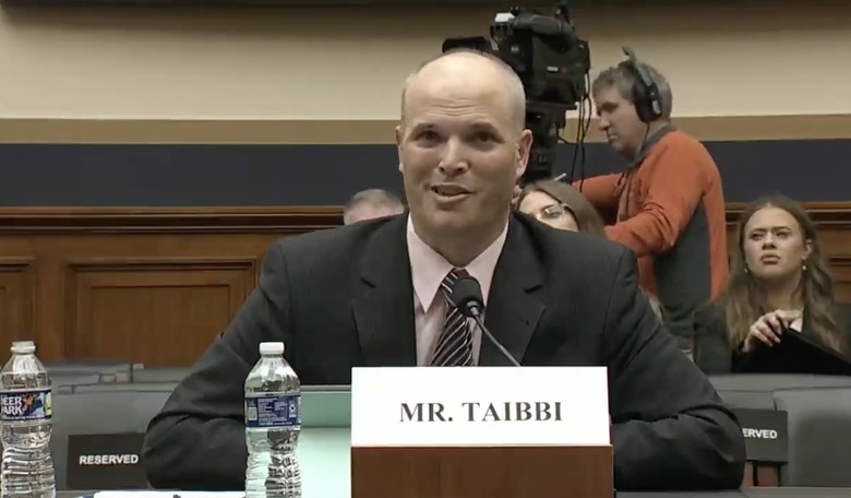 Taibbi Drops Yet Another Dem With a Little Reality