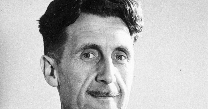 FILE - This undated file photo shows writer George Orwell, author of 