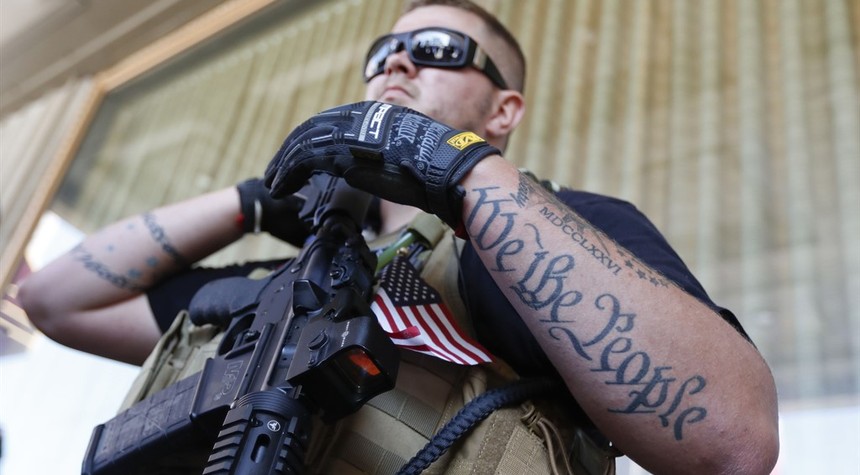 No, gun brandishing isn't happening at protests