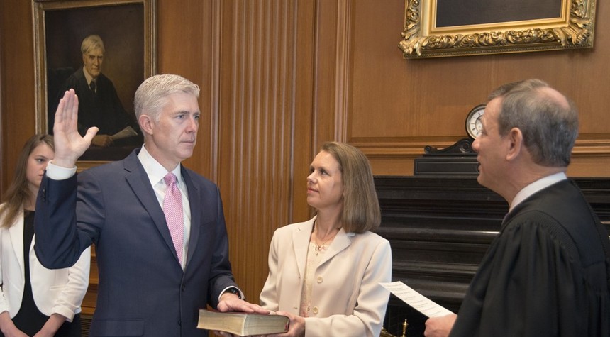 Promise kept: Gorsuch takes two oaths of office for Supreme Court
