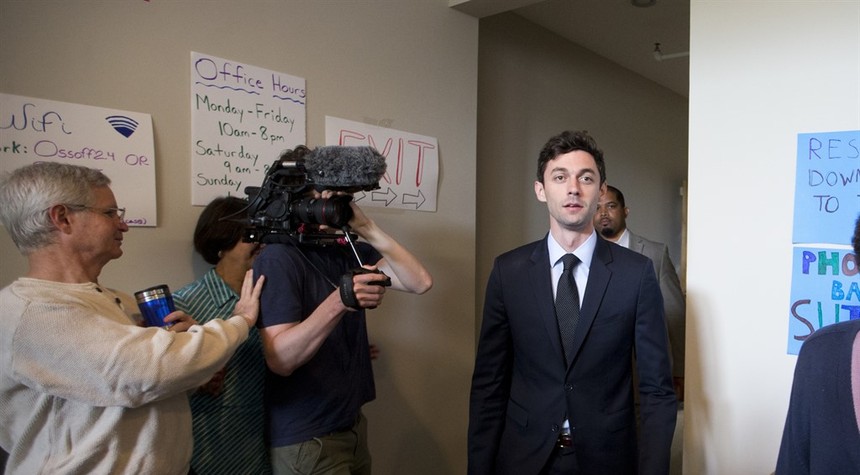 Yeesh: Poll gives Democrat Jon Ossoff seven-point lead in Georgia House special election