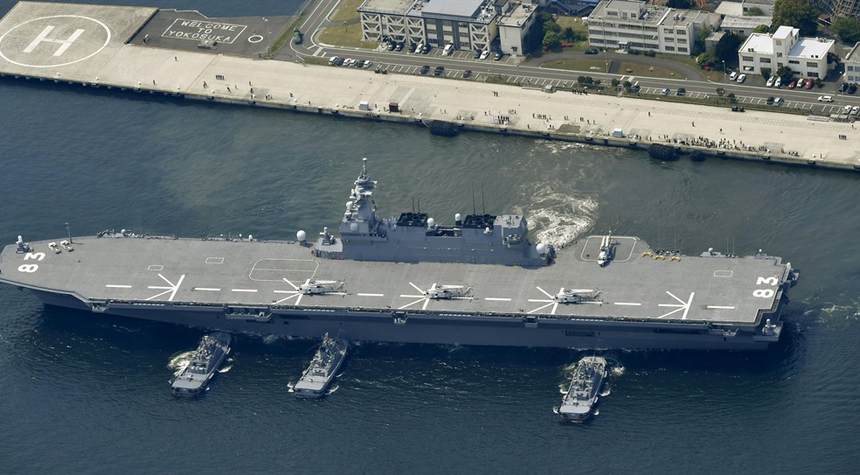 Japan's Navy Is Getting Aircraft Carriers and Stealth Fighters—and China Isn't Happy