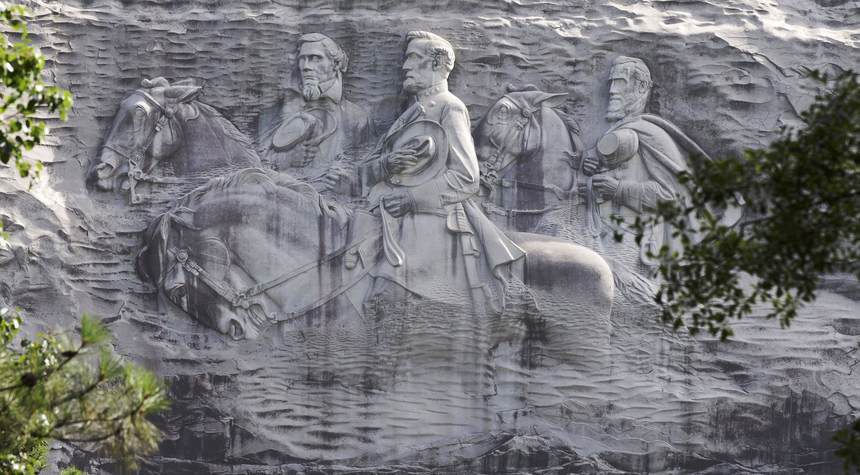 A compromise on Stone Mountain Confederate monument