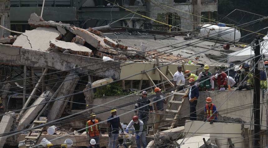 Mexico City school collapse kills 30