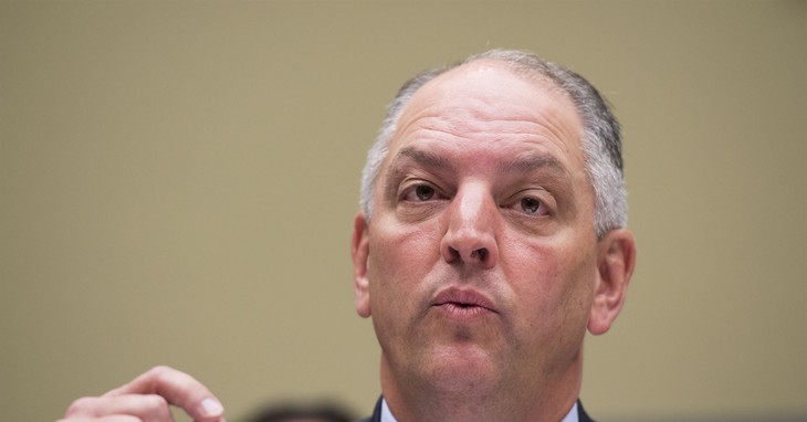 Possibly anti-student Louisiana Governor John Bel Edwards (AP/Reuters Feed Library)