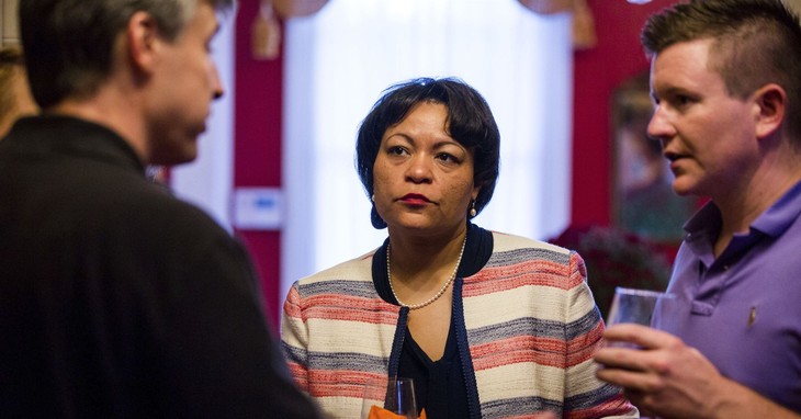 New Orleans Mayor LaToya Cantrell (AP/Reuters Feed Library)