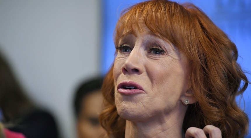 It's Trump's Fault: Kathy Griffin in ER With 'UNBEARABLY PAINFUL' Symptoms