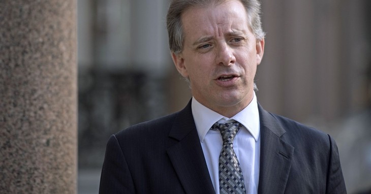 Christopher Steele, former British intelligence officer in London Tuesday March 7, 2017 where he has spoken to the media for the first time . Steele who compiled an explosive and unprov
