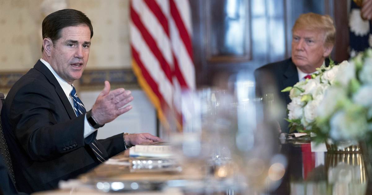 Arizona Governor Doug Ducey Discusses Donald Trump, Contentious GOP Gubernatorial Primary - Vimarsana News