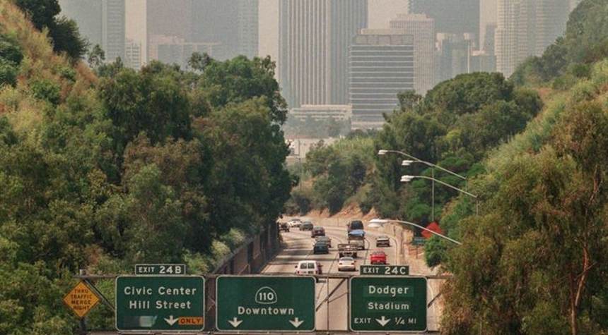 Pro-Palestinian Protesters Shut Down the 110 Freeway in Los Angeles ...