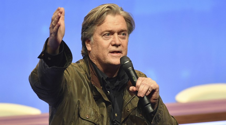Bannon Promises to Go On Offense Against Biden, Garland, and Pelosi After Indictment
