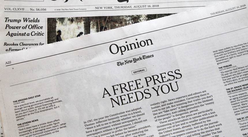 You Don't Say: Half Of NYT Employees Feel They Cannot Speak Freely