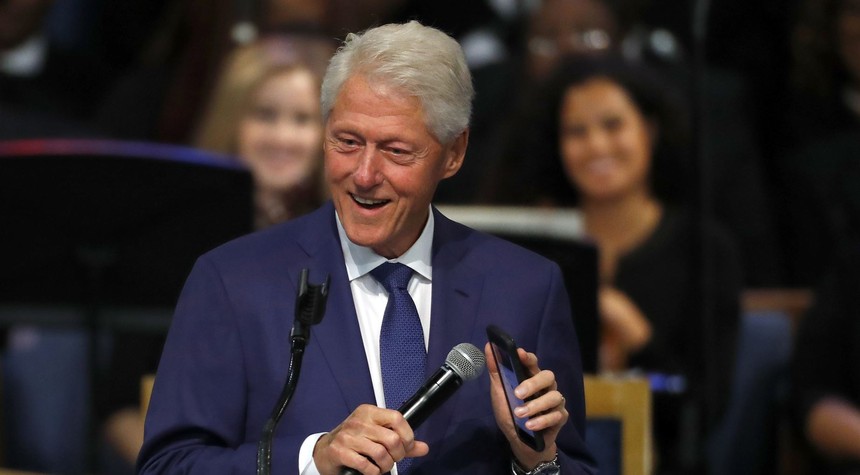 Pictures of Bill Clinton Being Massaged by an Epstein Rape Victim Emerge